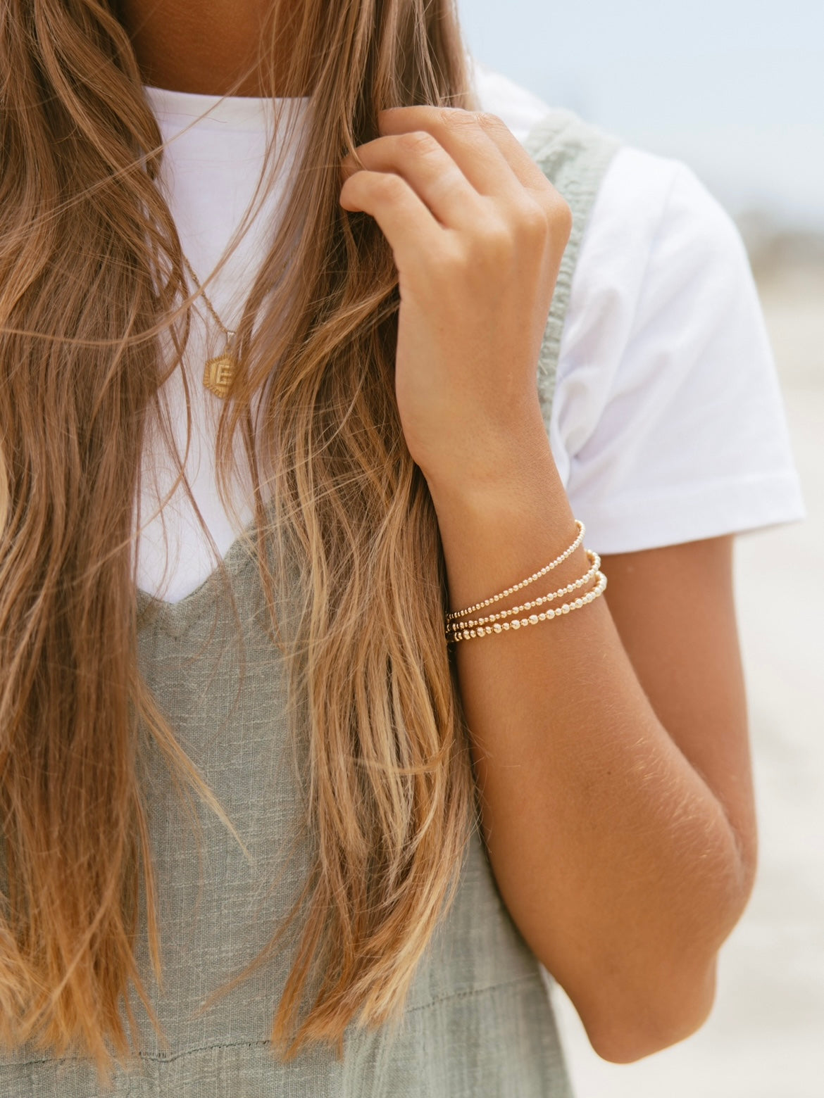 Buy Minimalist Gold Layering Bracelets, Set of Two, Simple Everyday  Jewelry, Unique Gift for Her Online in India - Etsy